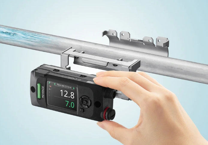 Non contact flow measurement