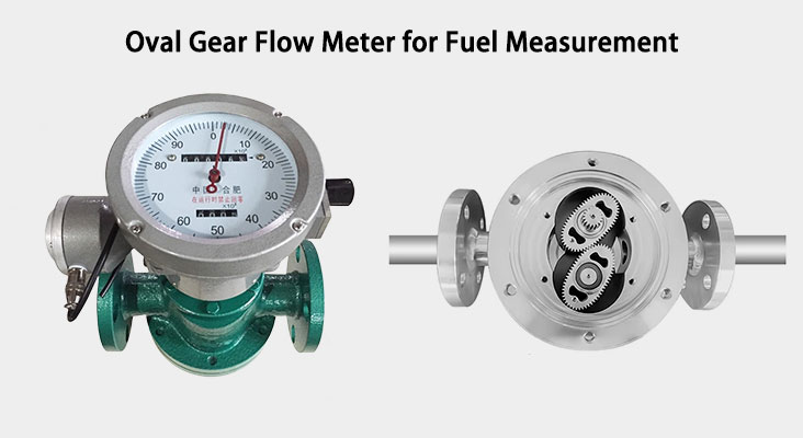 Oval gear flow meter working principle