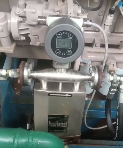 Débitmètre massique Coriolis pour carburant