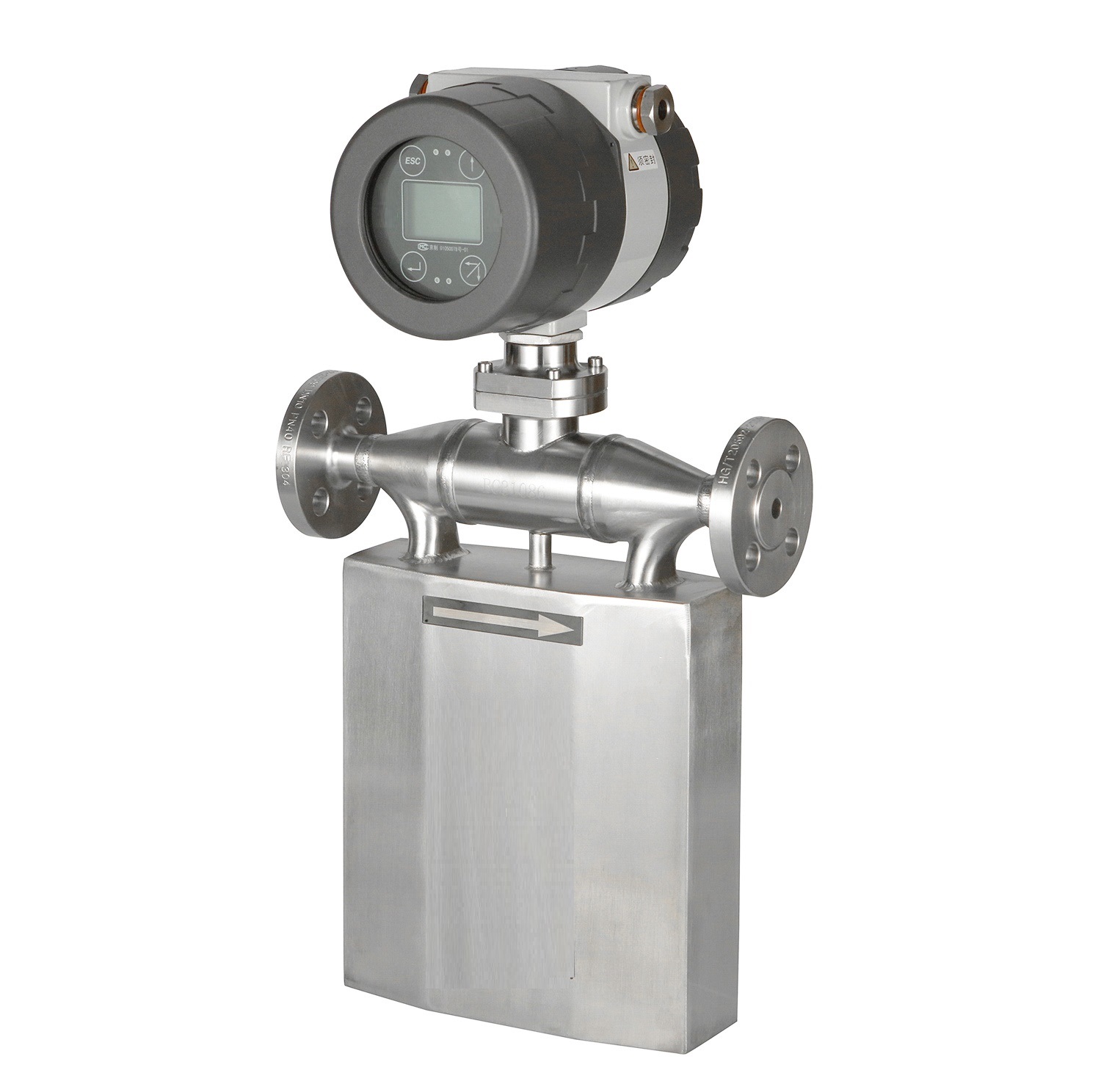 compact coriolis mass flow meter