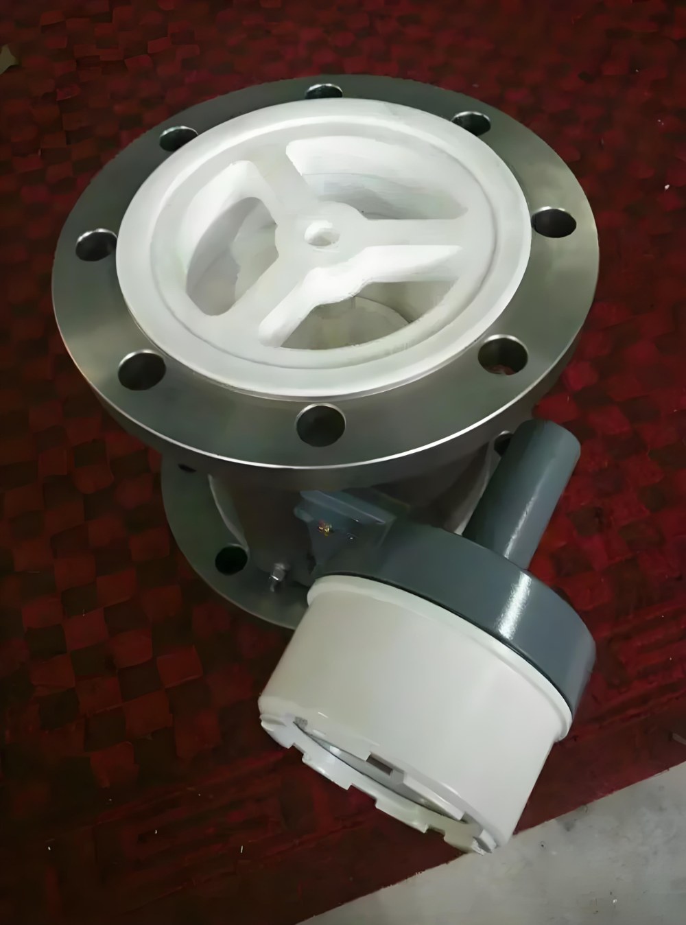 teflon lined metal tube rotameter for corrosive fluids