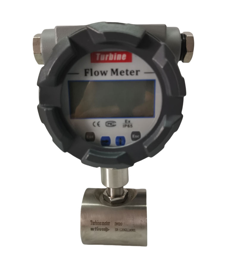 High pressure rating turbine fuel flow meter
