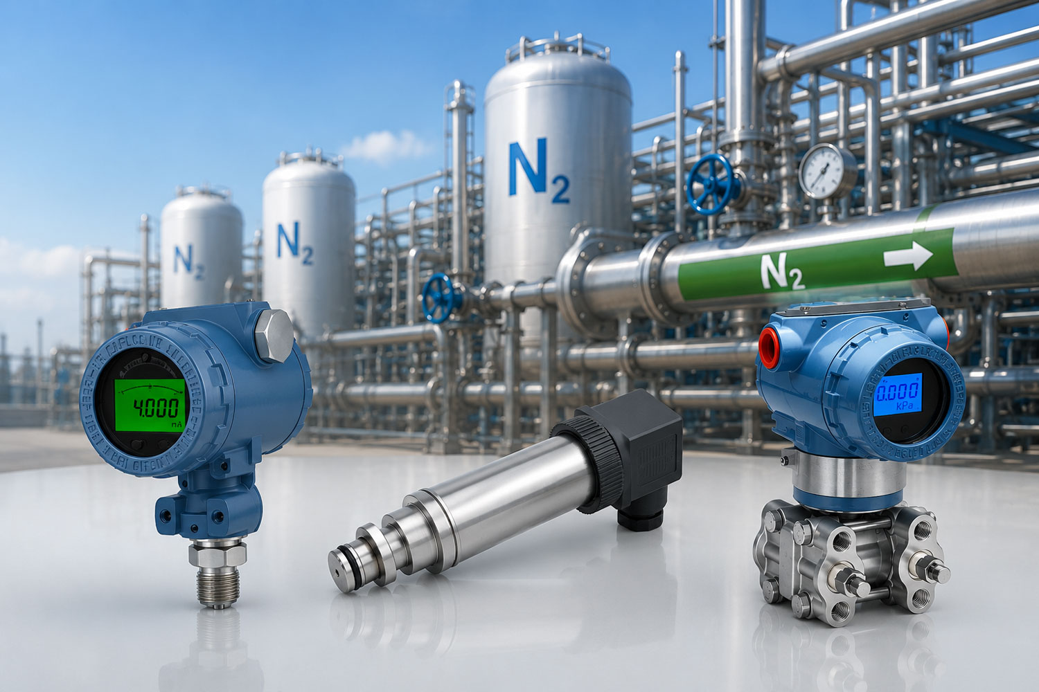 gas pressure sensors application