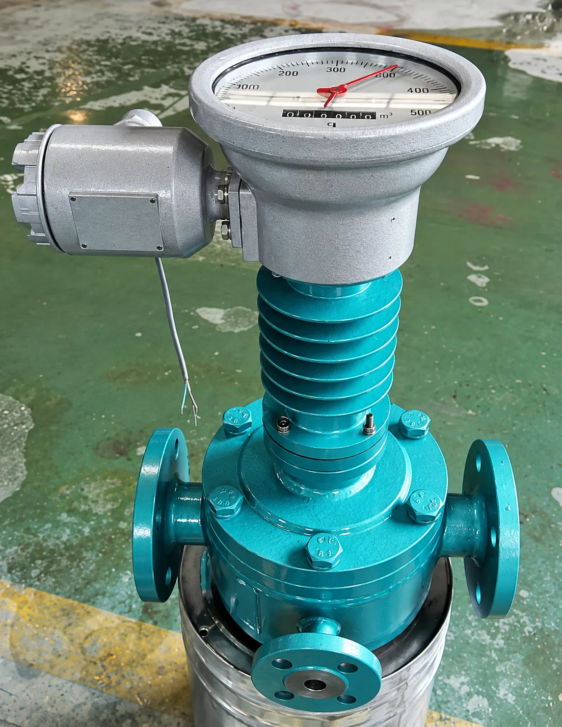 heat jacket oval gear flow meter