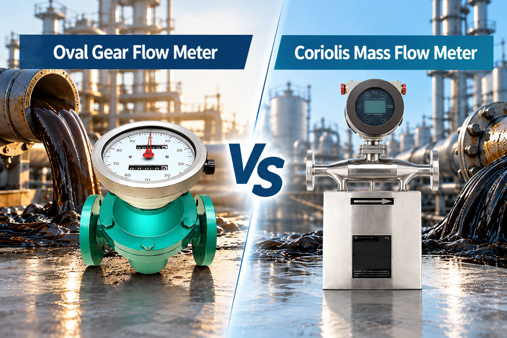oval gear flow meter vs coriolis mass flow meter