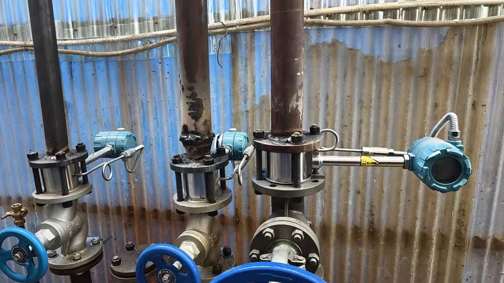 vortex steam flow measurement