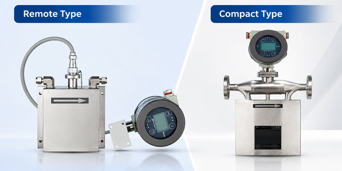 coriolis flow meter types