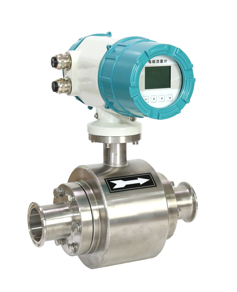 sanitary magnetic milk flow meter